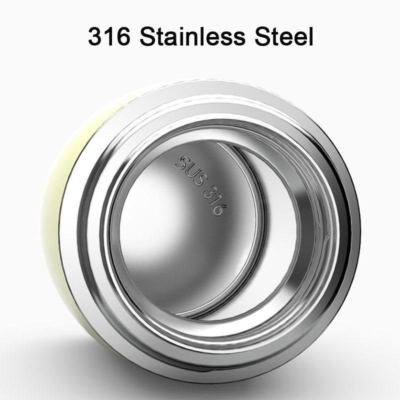 400Ml Kid Thông Minh Giữ Nhiệt Màu Cảm Biến Nhiệt Độ Nước Cách Nhiệt Chân Không Thép Không Gỉ 316 Nhiệt Quà Tặng Sinh Nhật