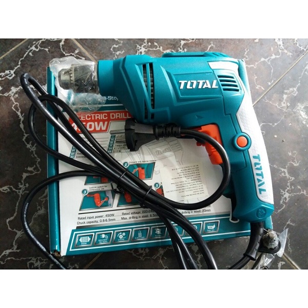 Máy khoan điện cầm tay Total 450W TD4506E