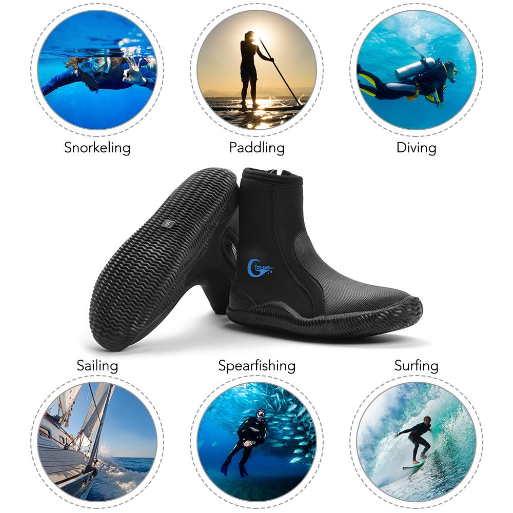 Giày Boots Chống Trượt Dành Cho Người Lặn
