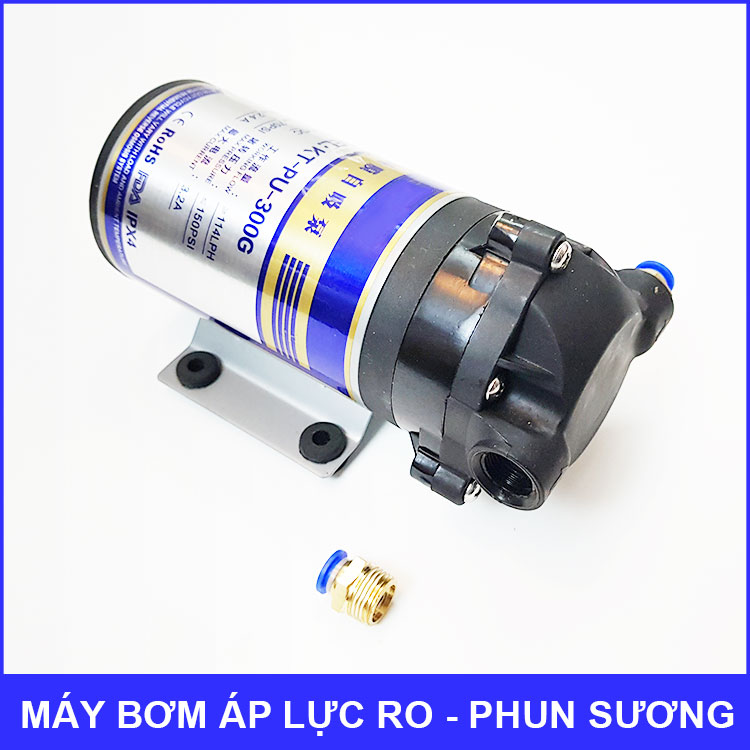 Máy bơm áp lực phun sương lọc nước 24V 114L 300G