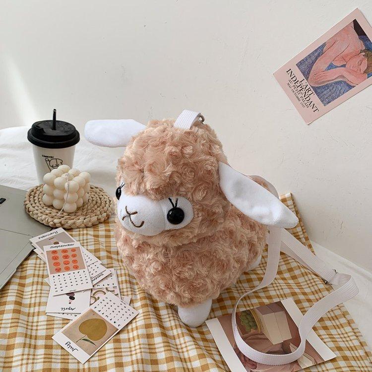 2021 Con Cừu Hoạt Hình Học Sách Túi Ba Lô Thời Trang Dễ Thương Sang Trọng Ba Lô Cho Bé Gái Du Lịch Ba Lô Trẻ Em Schoolbag Trẻ Em Quà Tặng