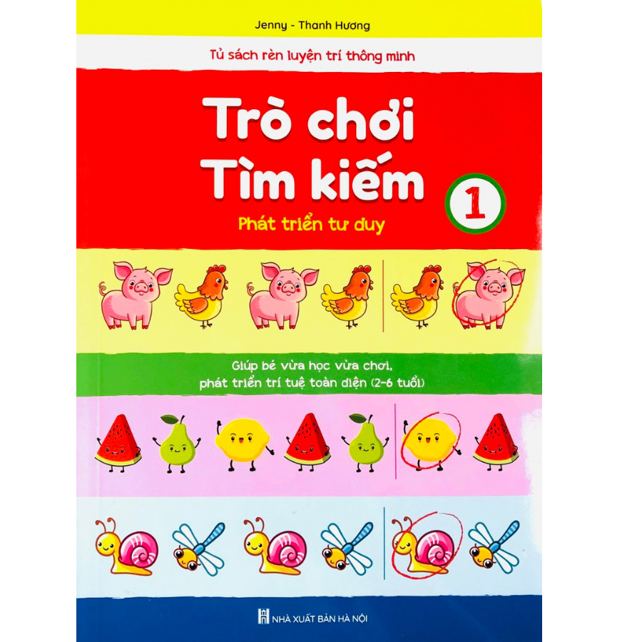 Trò chơi tìm kiếm 1 - Giúp bé vừa học vừa chơi, phát triển trí tuệ toàn diện cho bé từ 2-6 tuổi