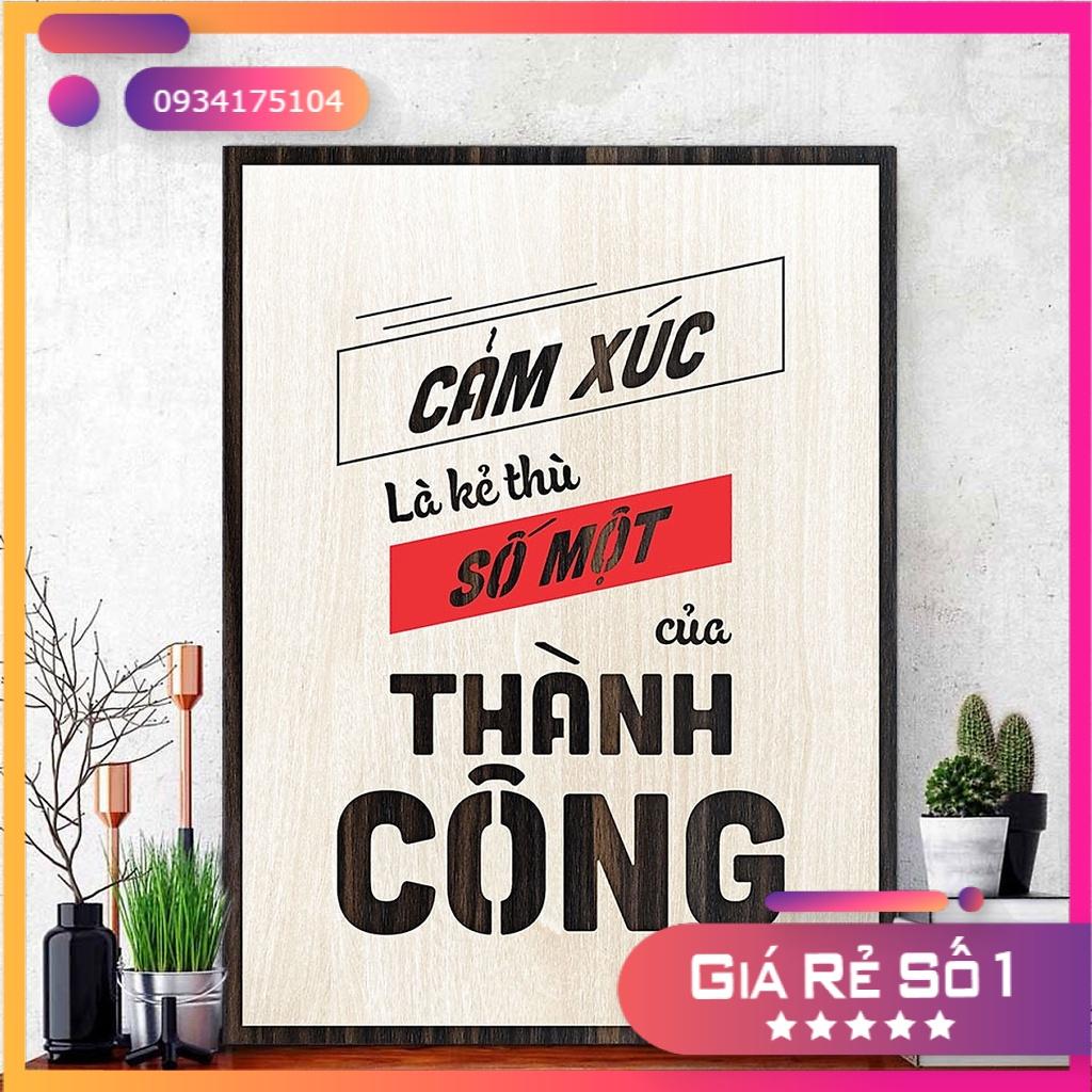 Tranh Tạo Động Lực TBIG079: Cảm xúc là kẻ thù số một của thành công