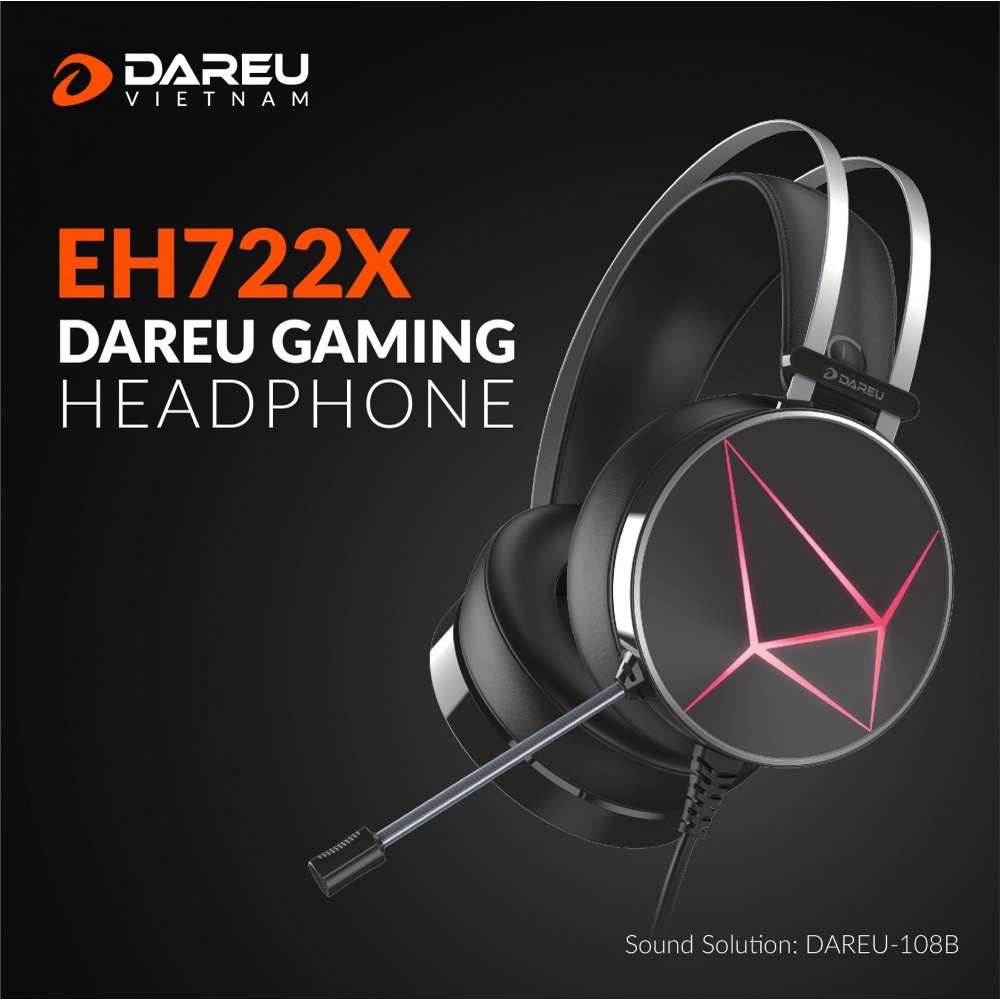 Tai nghe Gaming DAREU EH722X (BLACK / ARTIC / QUEEN) - Hàng chính hãng BH 12T