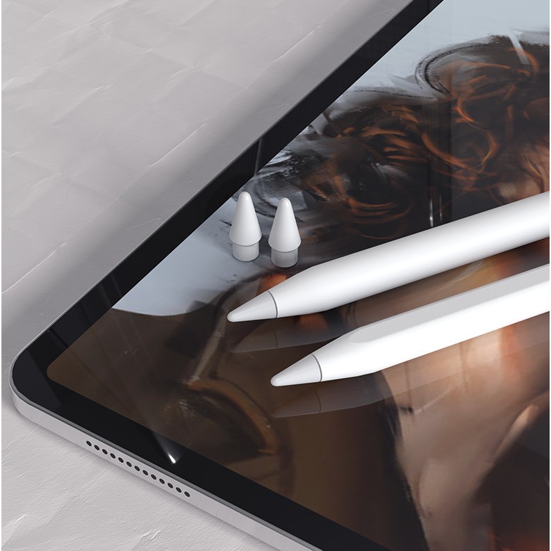 Đầu ngòi thay thế cho bút Apple Pencil 1/ Pencil 2 - Dùng như ngòi gốc Apple pencil tips_ Hàng Chính Hãng