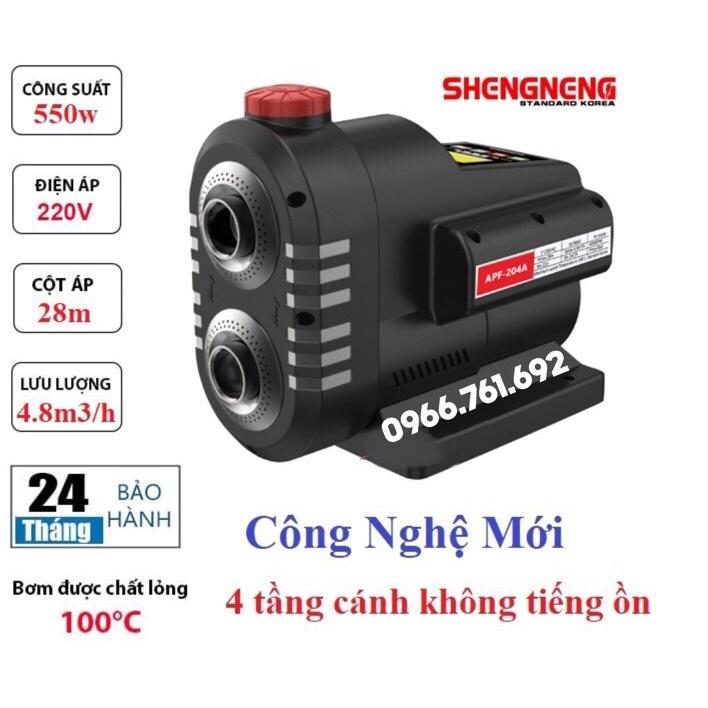 Máy bơm tăng áp biến tần SHENGNENG APF 204A (550W)