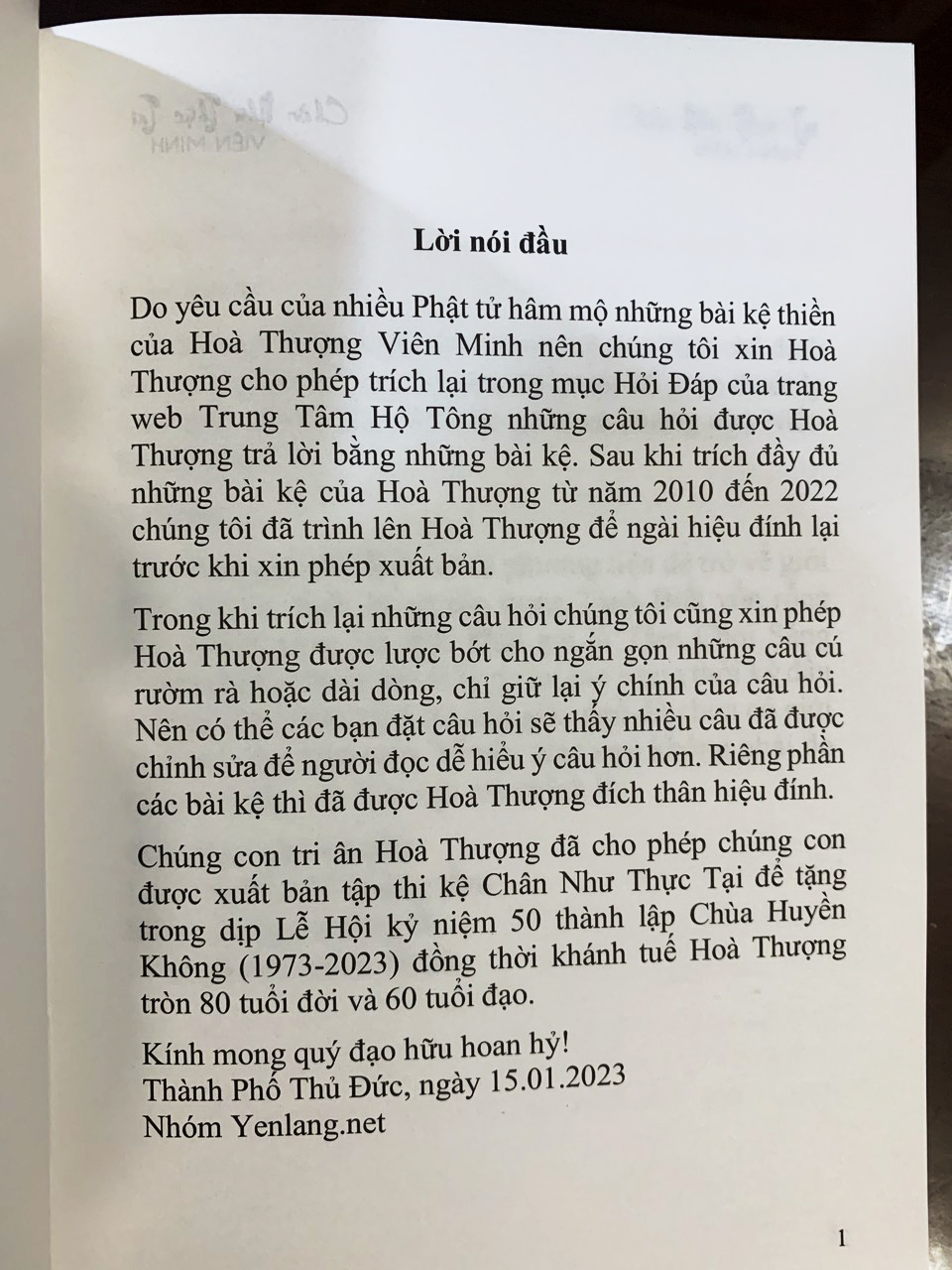 Chân Như Thực Tại - thầy Viên Minh