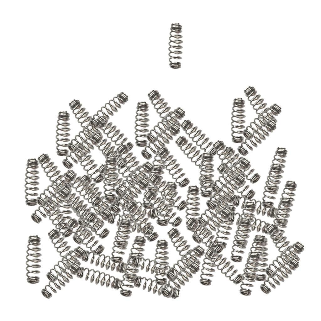 100pcs Barbed Fishing Hook  Stainless Steel Spring Accessories S