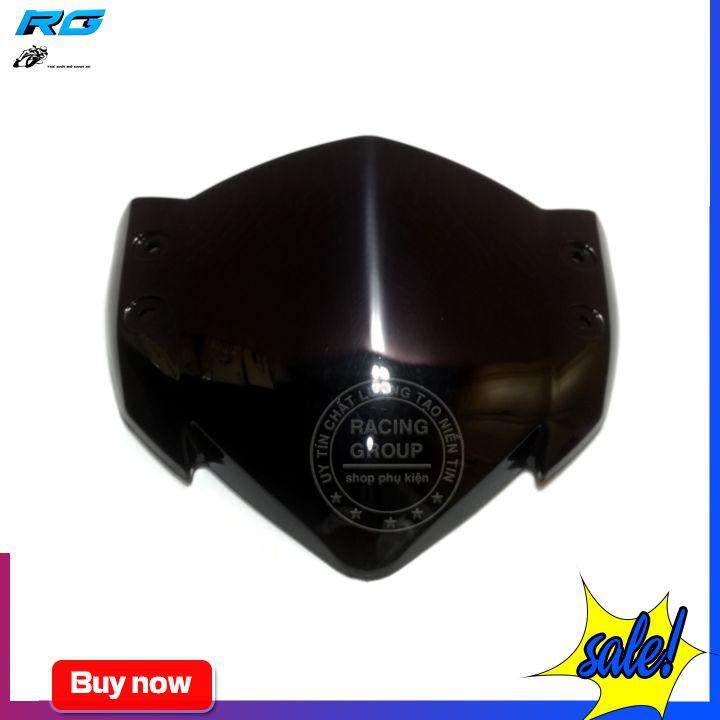 Mão Ốp Đầu Cho Xe Exciter 135 Mẫu Indo Màu Đen Bóng
