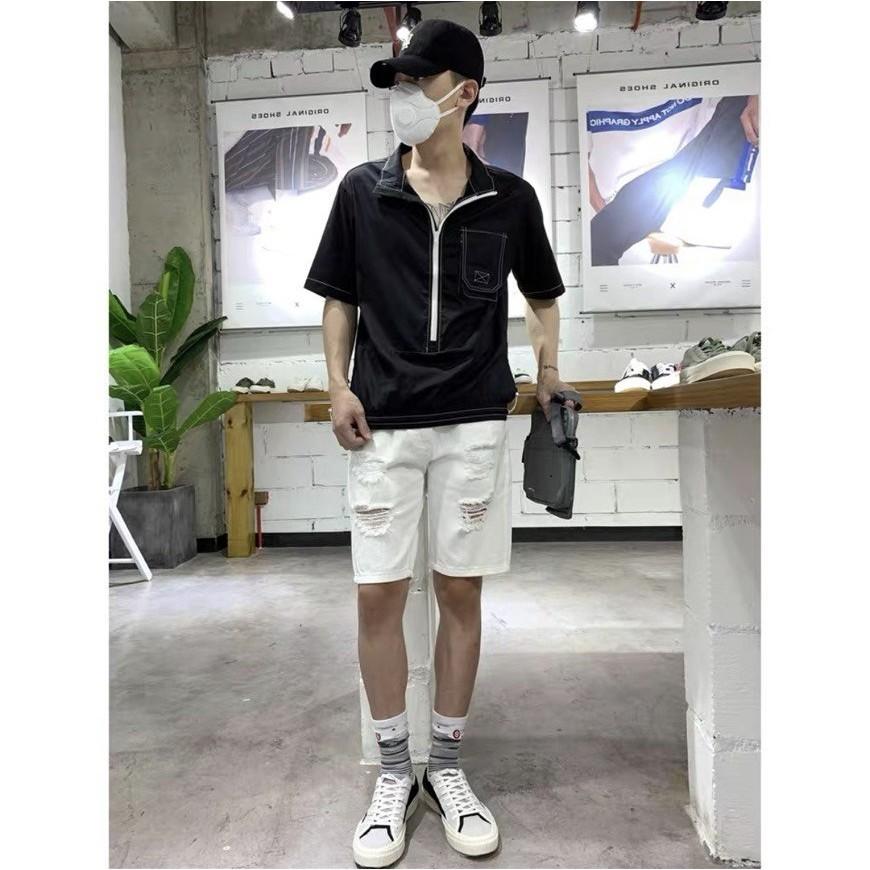 Quần short nam chất jean King168 , quần short jean nam cao cấp NT1035