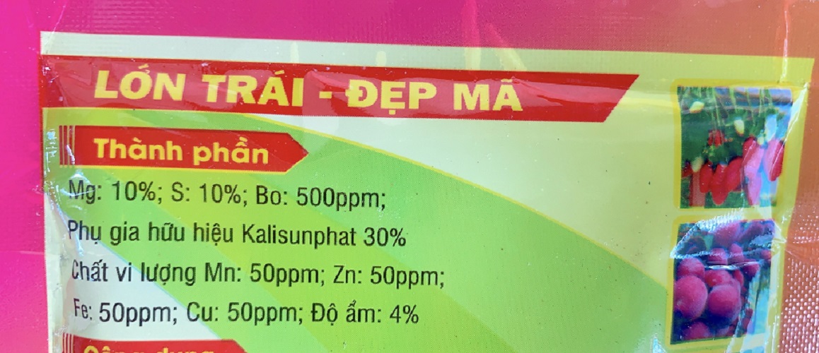 Phân Bón Siêu To Trái Ngọt Quả, Lớn Quả, To Quả, Siêu Ngọt Chắc Quả Ớt, Cà Chua, Dưa Hấu, Cam Bưởi