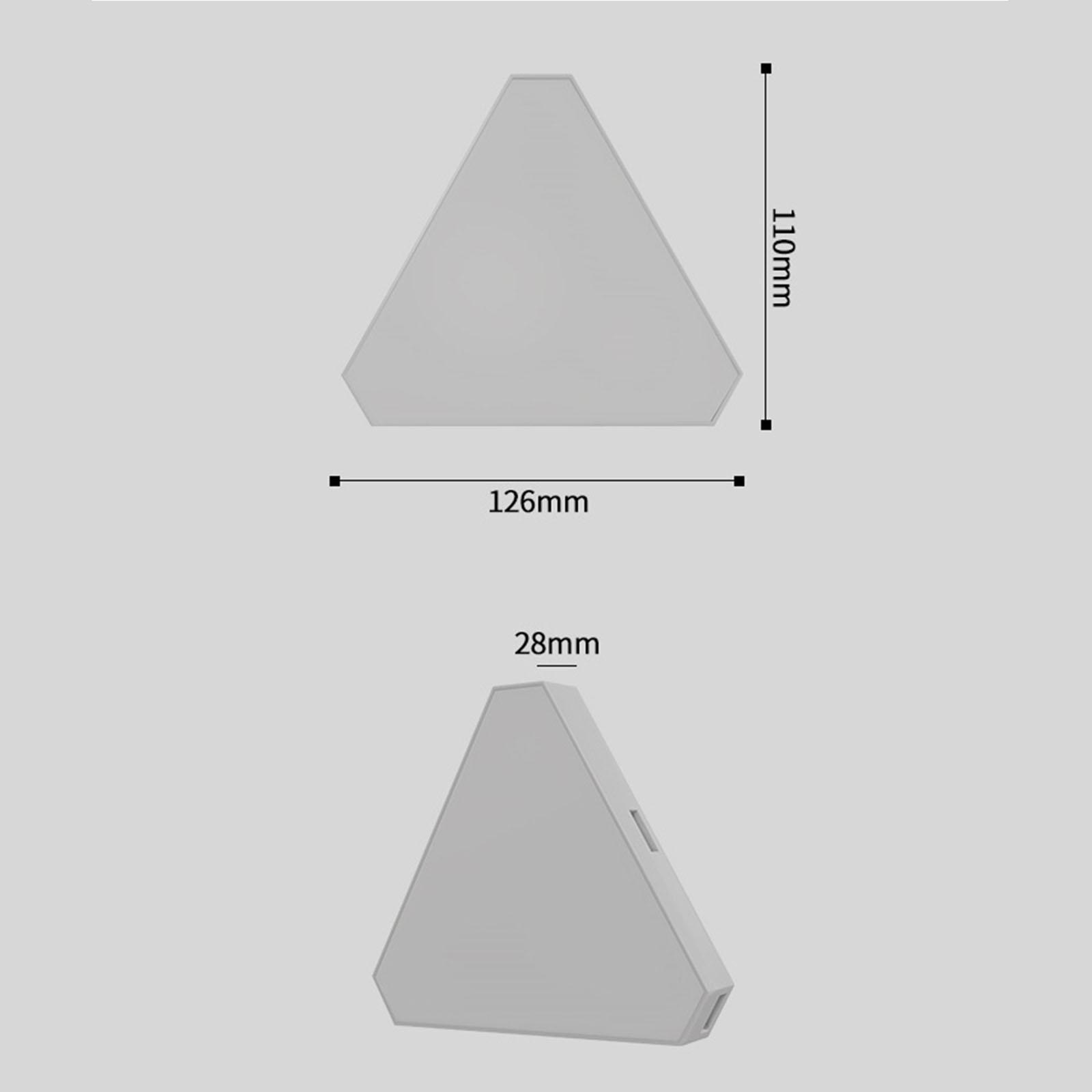 Multicolor DIY Smart APP Control Atmosphere Bluetooth 3pcs