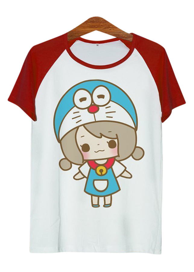 Áo thun tay màu Cô bé Doraemon ATCP028