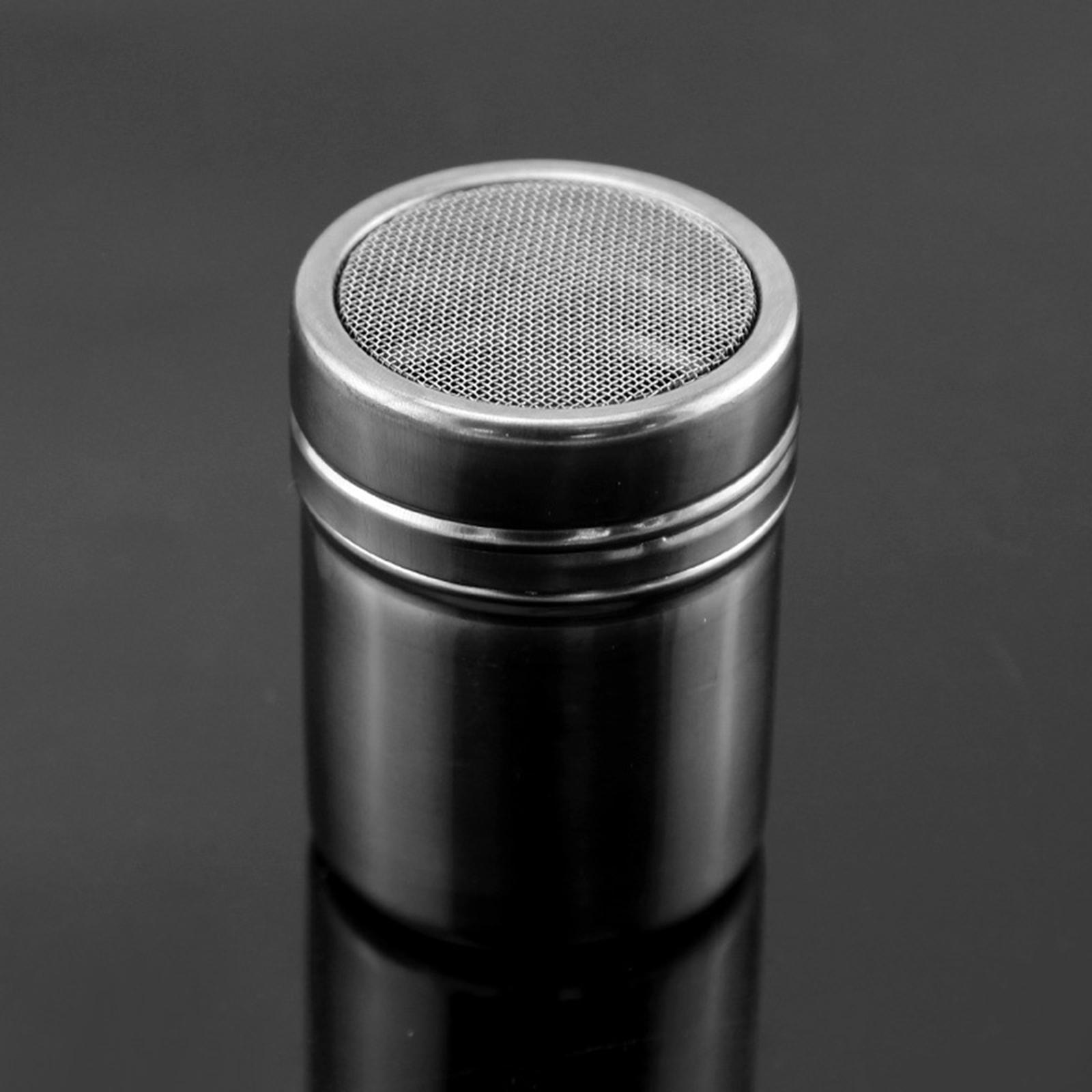 Sugar Shaker Icing Sugar Dredger Coffee Sifter for Oatmeal Flour Home