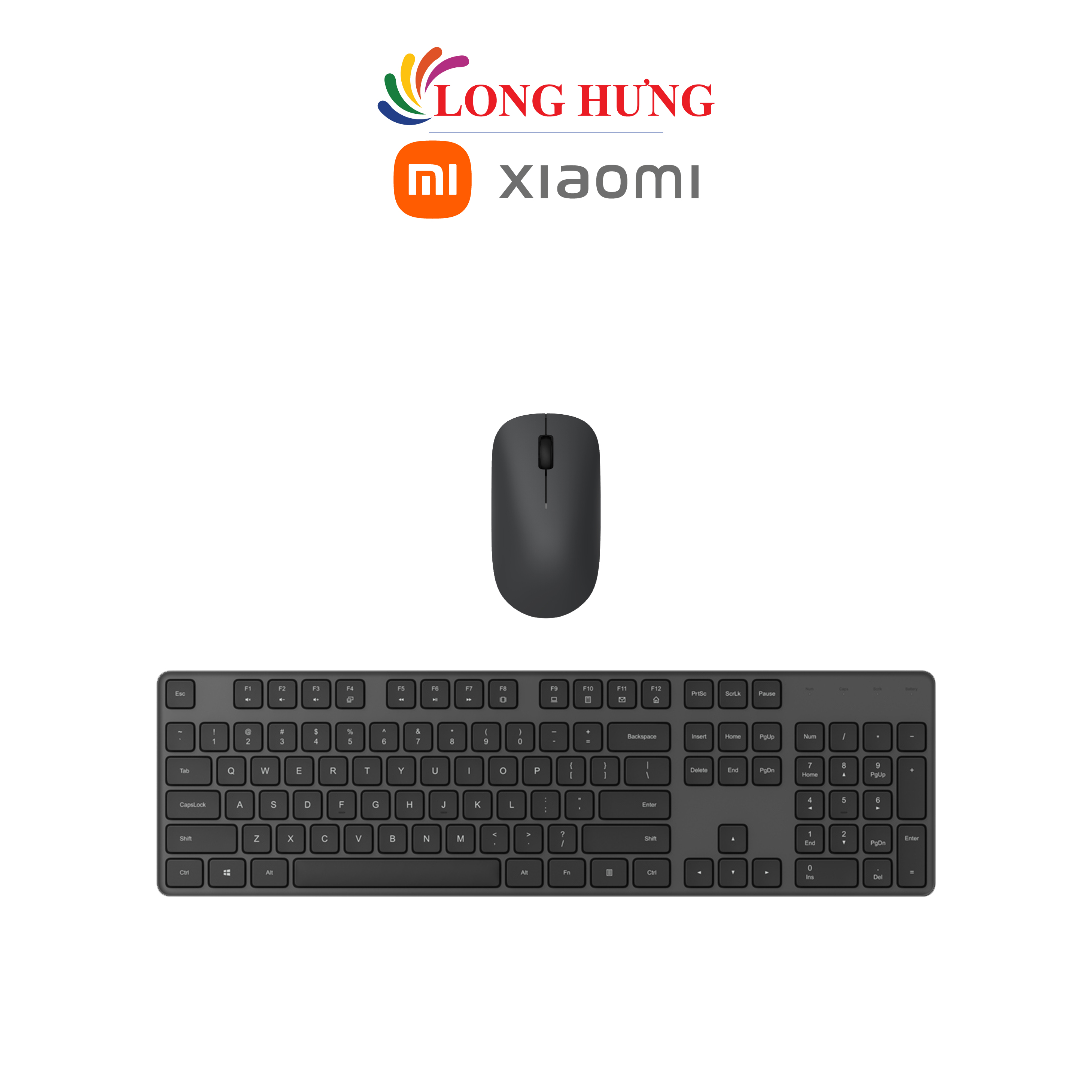 Combo chuột và bàn phím không dây Xiaomi Wireless Keyboard &amp; Mouse BHR6100GL XMWXSB01YM - Hàng chính hãng