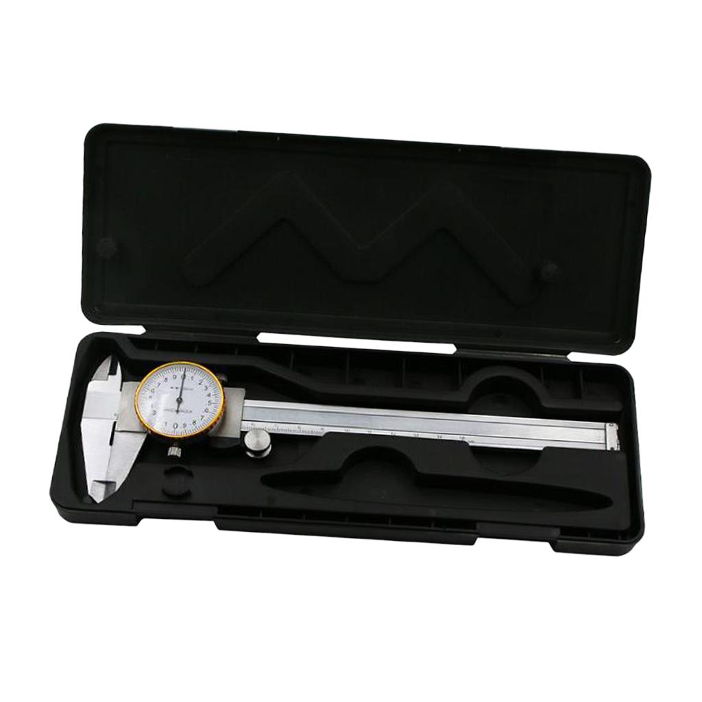 0-150mm 0.02mm Stainless Steel Dial Vernier Caliper Gauge Measuring Tools