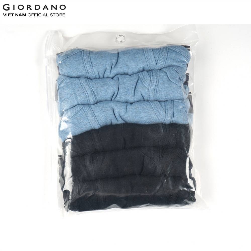 Bộ 6 Quần Lót Nam Dạng Tam Giác Giordano Cotton Briefs 01177014