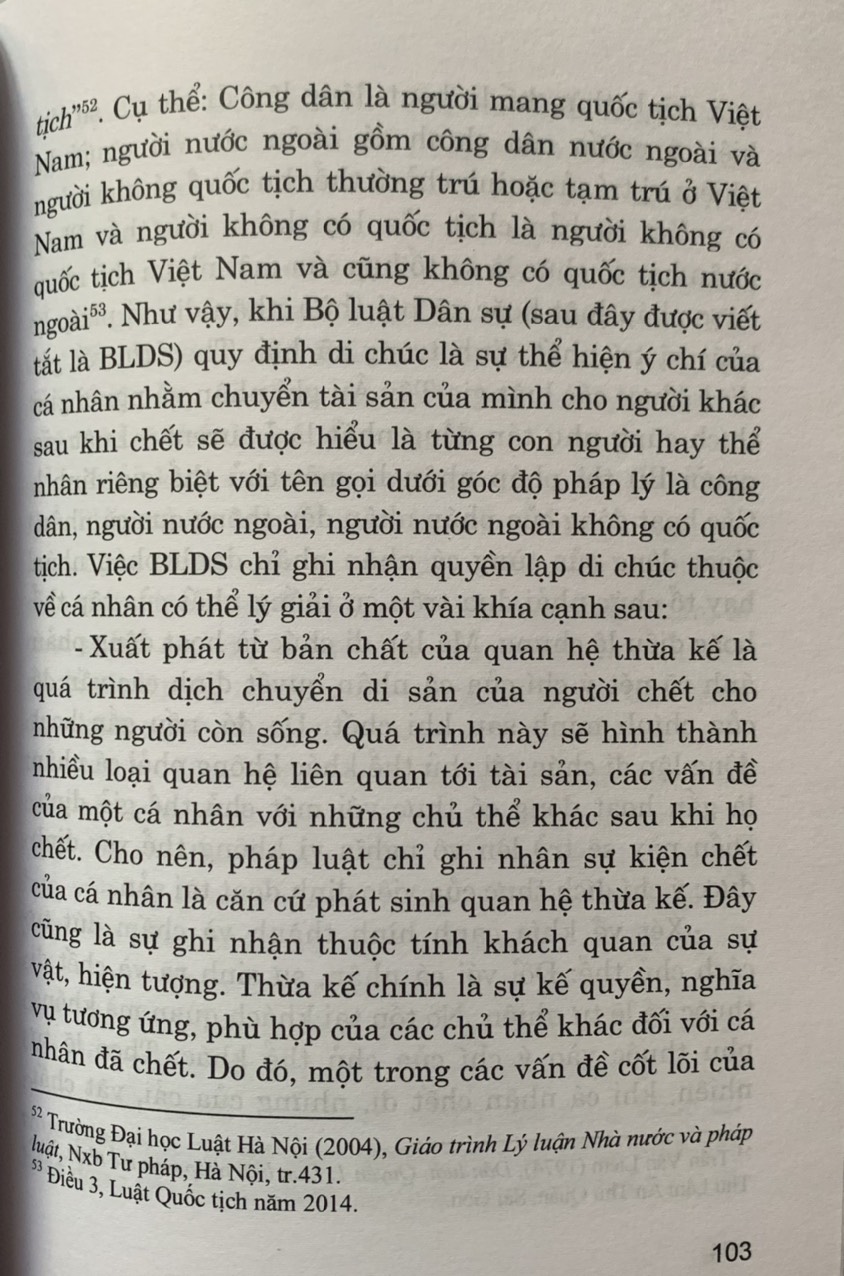 Di Chúc và Điều Kiện Có Hiệu Lực Của Di Chúc