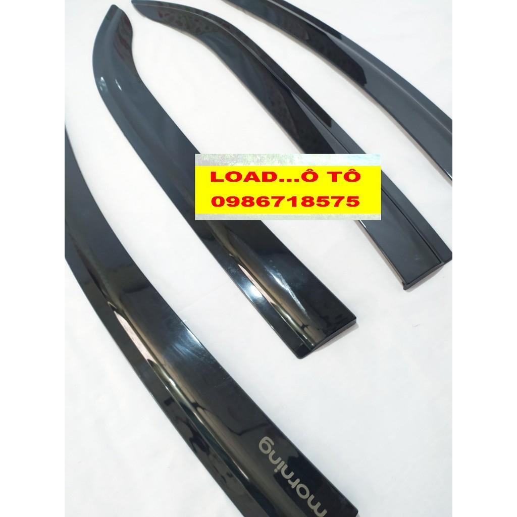 Vè che mưa Xe KIA Morning 2013-2020 nhựa ABS cao cấp, Có Trang Bị Sẵn Keo Dán 3M