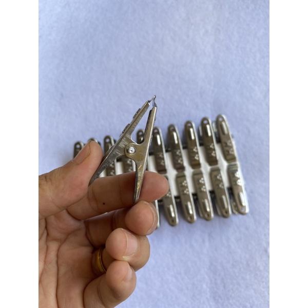 Vỉ 20 kẹp quần áo inox cao cấp không rỉ