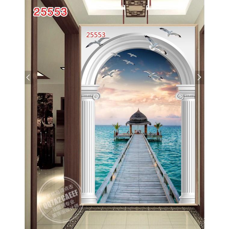 Tranh treo tường con đường/gỗ MDF nhập khẩu