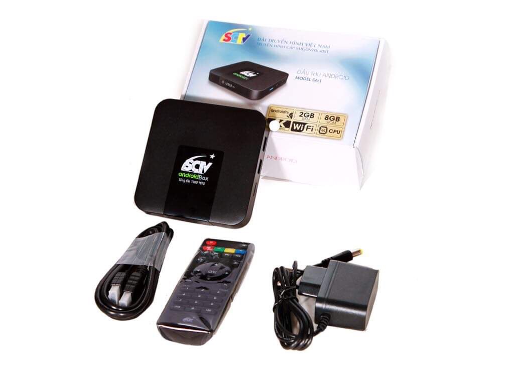 Đầu thu SCTV Android TV Box Chính Hãng Tặng Kèm Tai Nghe Bluetooth I9x Mới