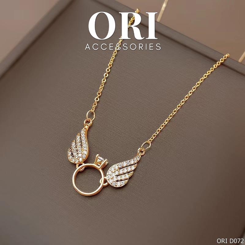 Dây chuyền nữ đôi cánh thiên thần Angel xinh xắn thời trang ORI ACCESSORIES D072