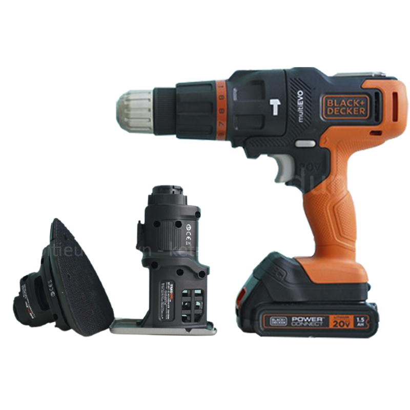 Máy khoan pin đa năng 18V Evo BLACK & DECKER EVO185B1-B1- Hàng chính hãng