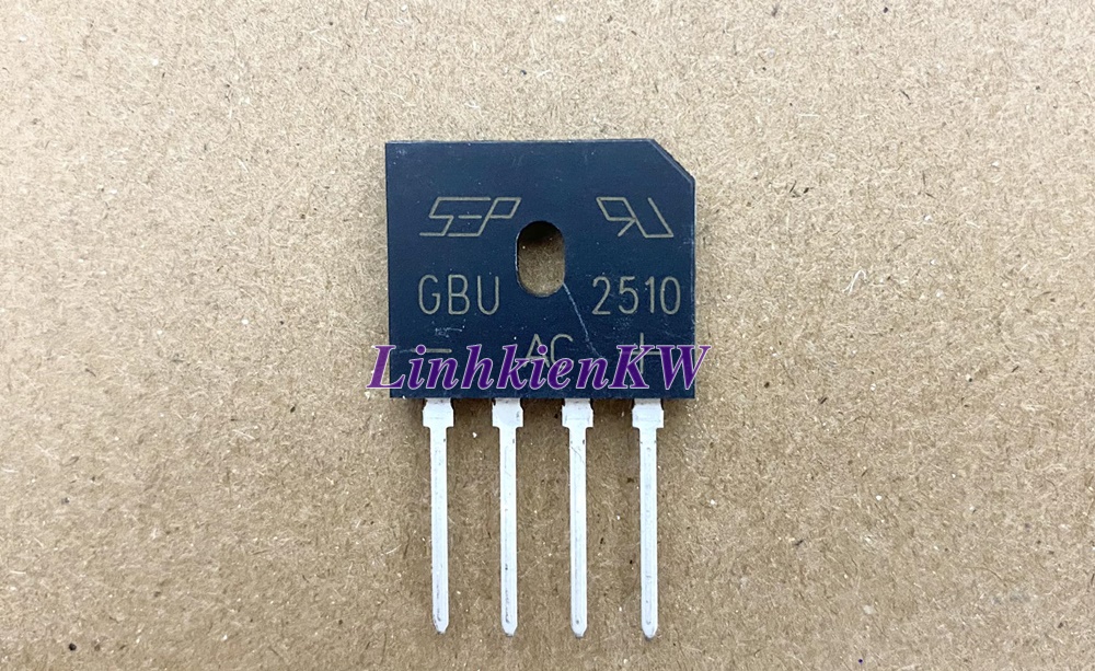 Cầu Diode GBU2510 25A 1000v mới .