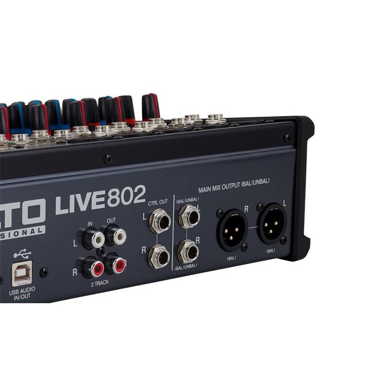 Bàn mixer Alto Live 802 Mỹ chuyên nghiệp (8 kênh/2bus)- hàng chính hãng