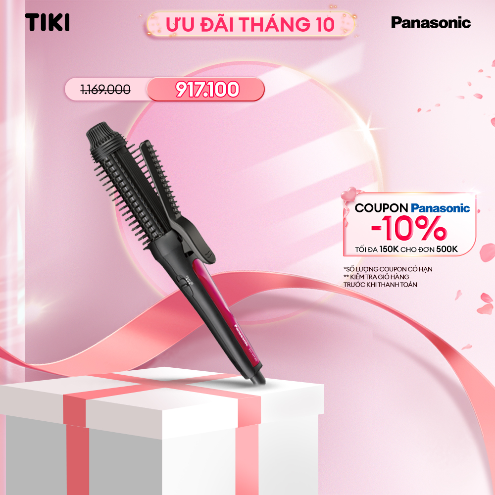 Máy Uốn, Duỗi Và Tạo Kiểu Tóc Panasonic EH-HT40-K645 - Hàng Chính Hãng