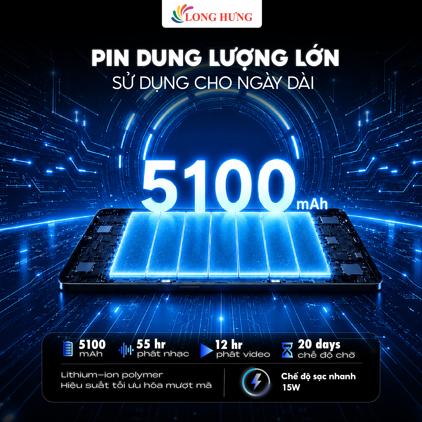 Máy tính bảng Samsung Galaxy Tab A11 LTE (4GB/64GB) - Hàng chính hãng