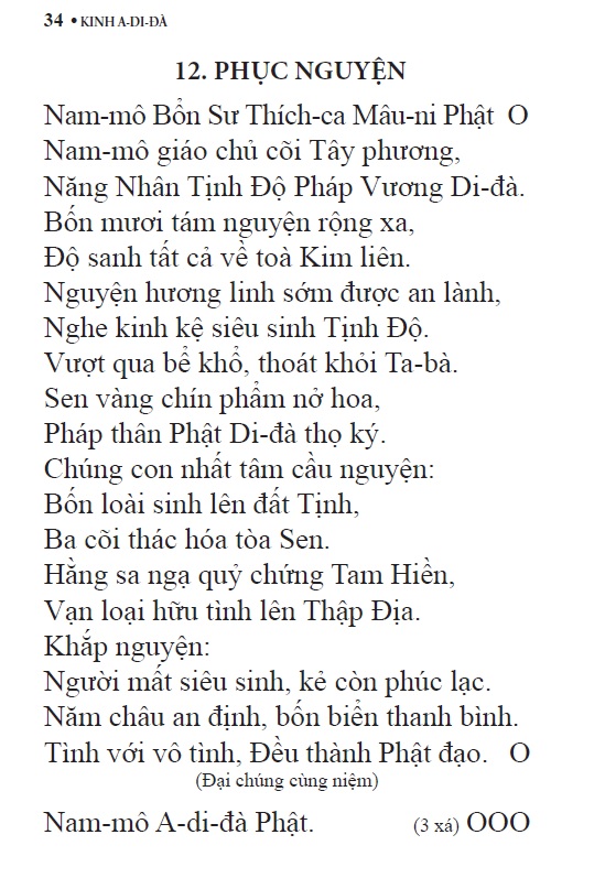 Kinh A Di Đà (Tái bản 2022)