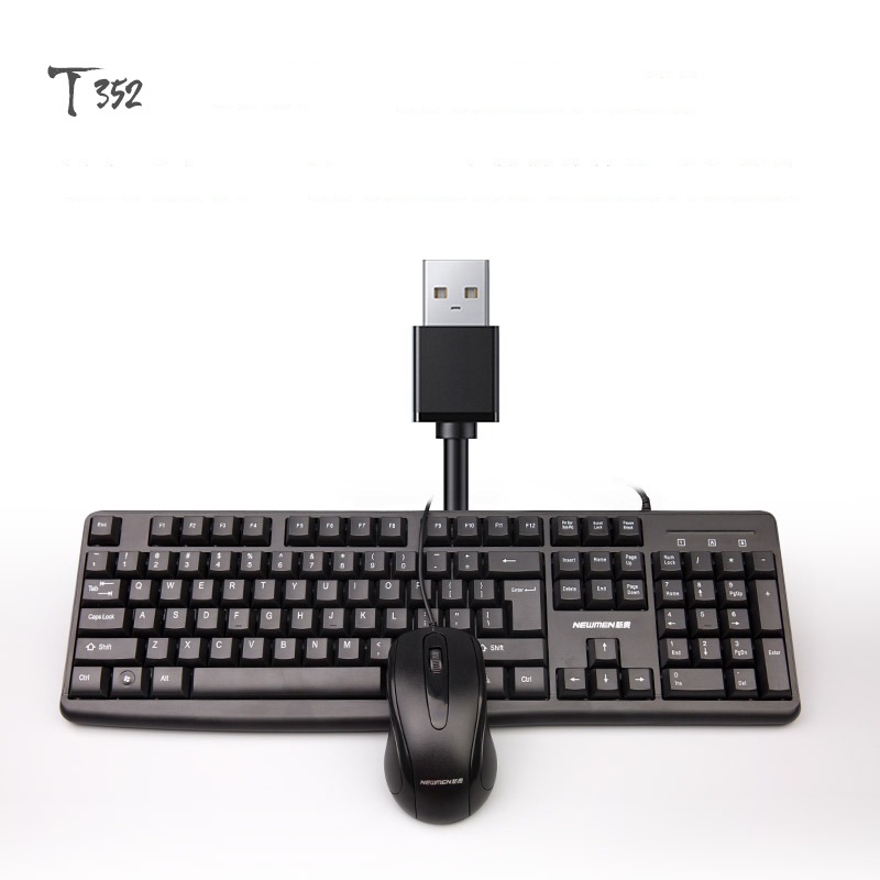Bộ bàn phím chuột có dây Newmen T352 - Hàng Chính Hãng