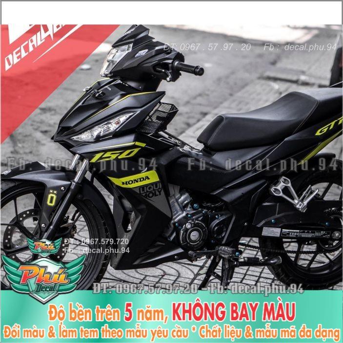 Tem rời Winner GTR đen nhám