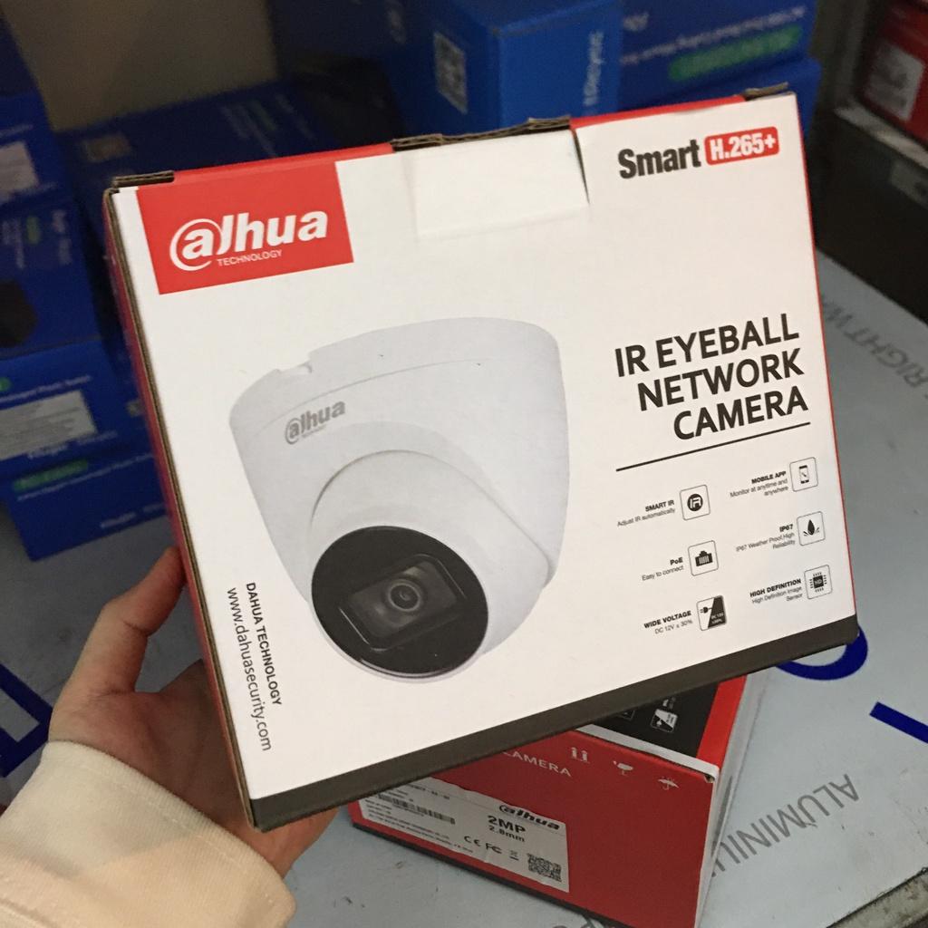 Camera IP bán cầu Dahua HDW2230TP-AS-S2 và, HDW2231TP, HDW2431TP, HDW2531TP, HDW2831TP-AS-S2 tích hợp Mic,IP67 - Hàng Chính Hãng