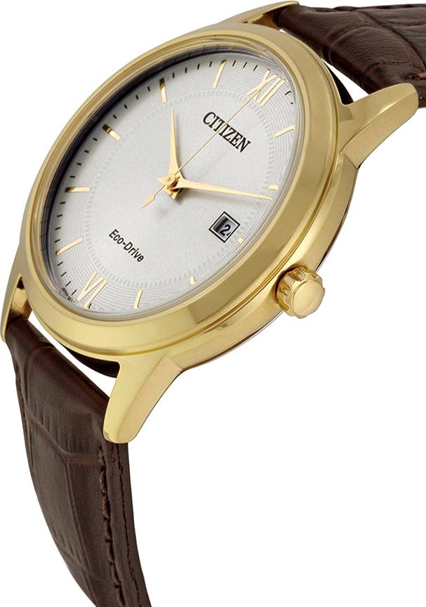 Đồng Hồ Nam Dây Da CITIZEN AW1232-12A (40mm) - Nâu