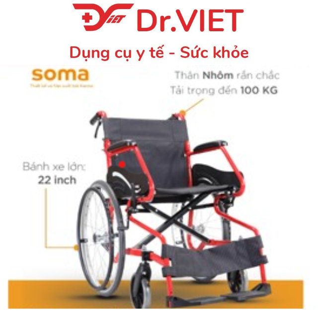 Xe lăn cao cấp SOMA Karma SM 150