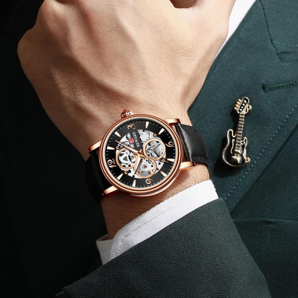 Men's Automatic Mechanical Wristwatches Business Wrist Watch