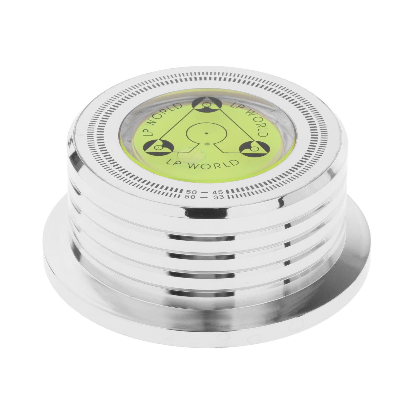 50Hz LP Disc Turntable Stabilizer Turntable Level For LP Record Black