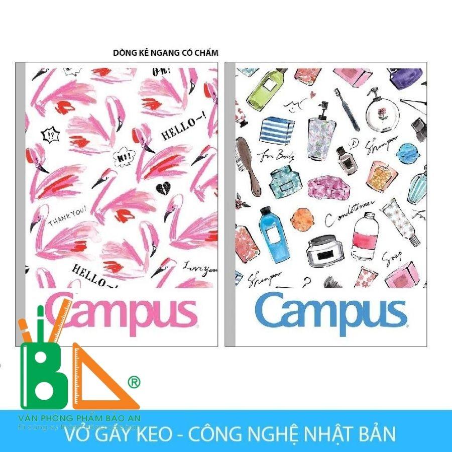 ️️Vở A4 Campus Classy 200 trang - dòng kẻ ngang có chấm️️