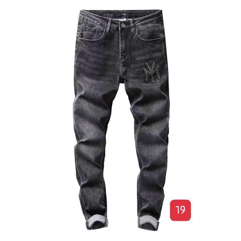 Quần jean nam họa tiết cao cấp vải co dãn hàng quảng châu PHUONGNAMSHOP cao cấp kv5x