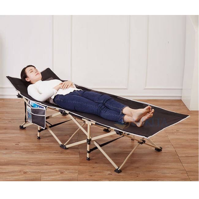 Giường xếp du lịch, vải bạt 3D chống thấm, chống bám bụi, xếp gọn kèm túi du lịch - NIKITA