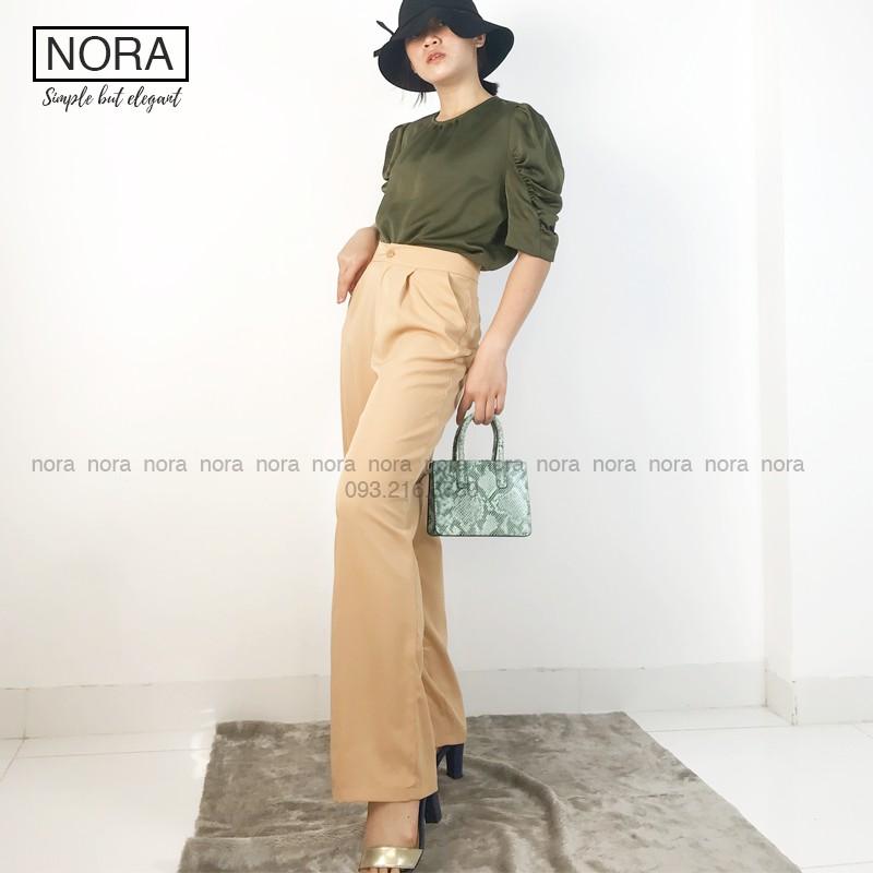 Quần Ống Rộng Culottes Xuông Dài 100cm, Quần Vải Suông Rũ Siêu Mềm Cao Cấp | NQ02 | Màu Be