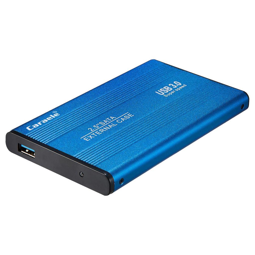 USB3.0 External Mobile  Storage Drive w/ Cover Blue