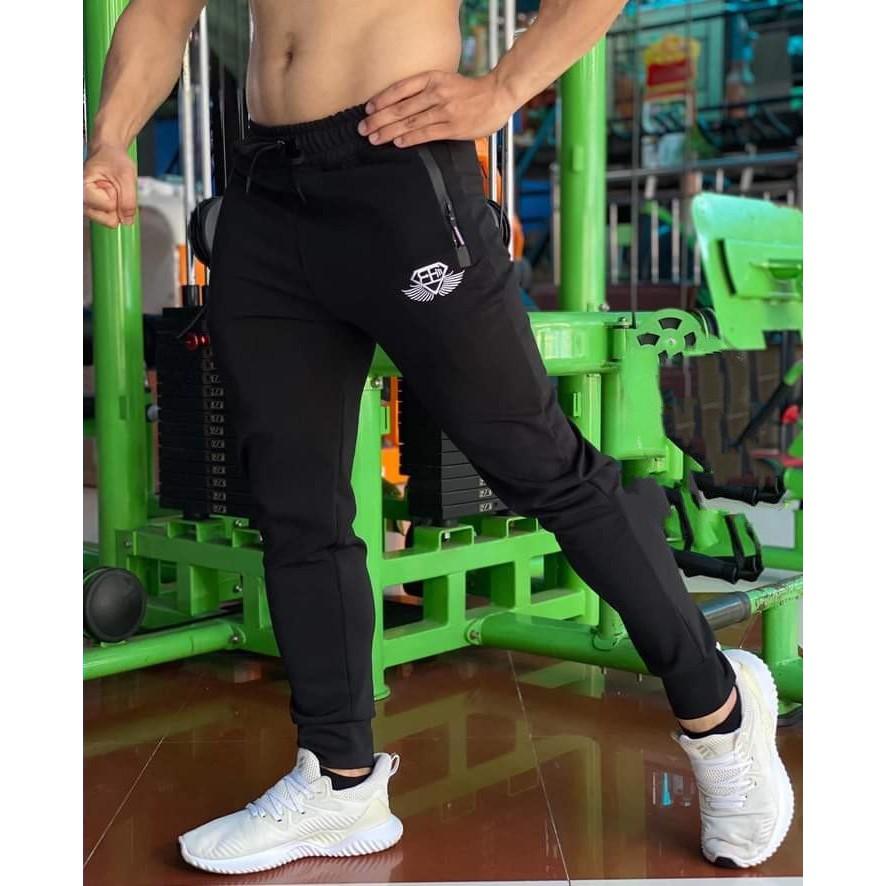 Quần dài tập gym nam Engineer logo thêu sắt nét