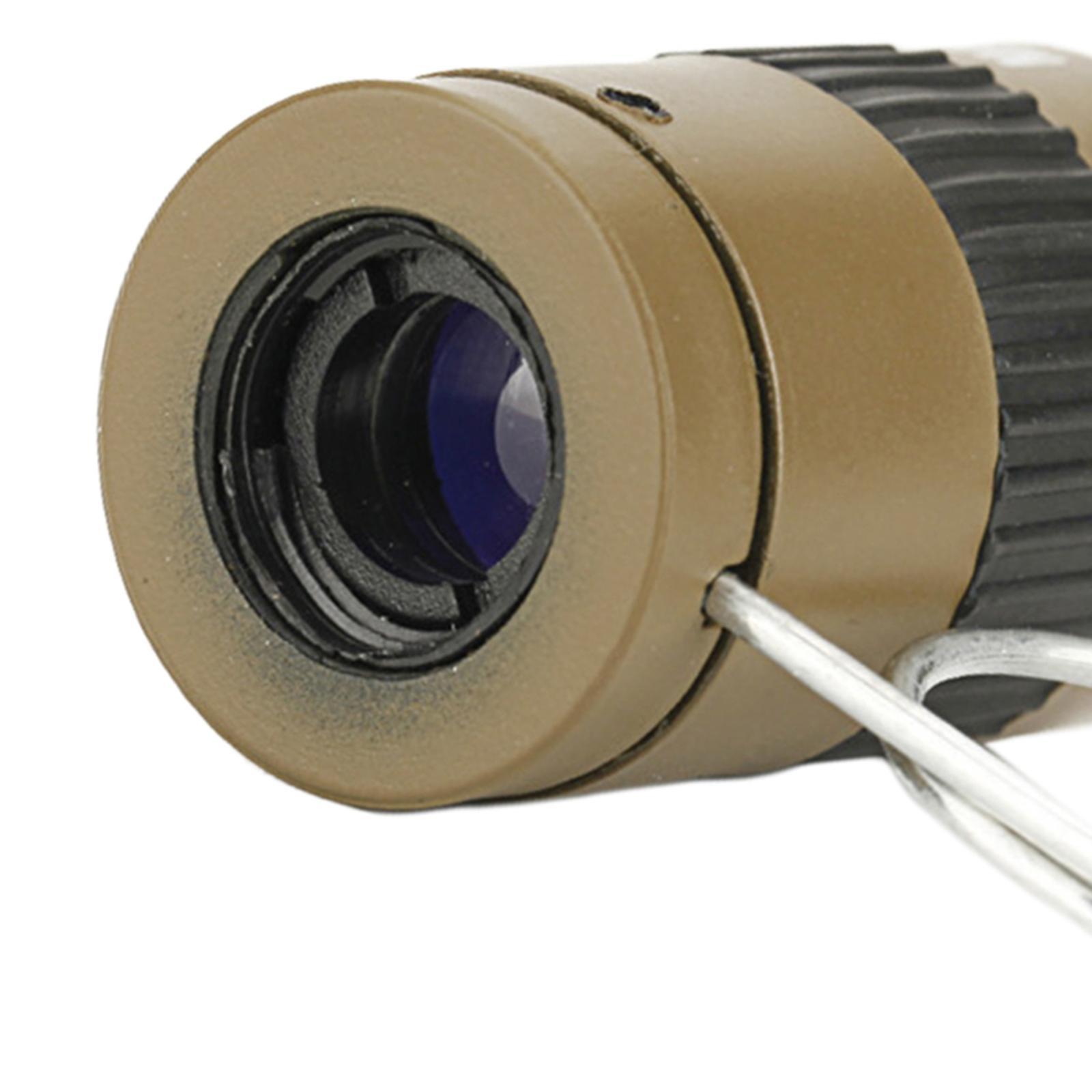 Mini Monocular Telescope 2.5x17.5mm Rotary Focus for Travel