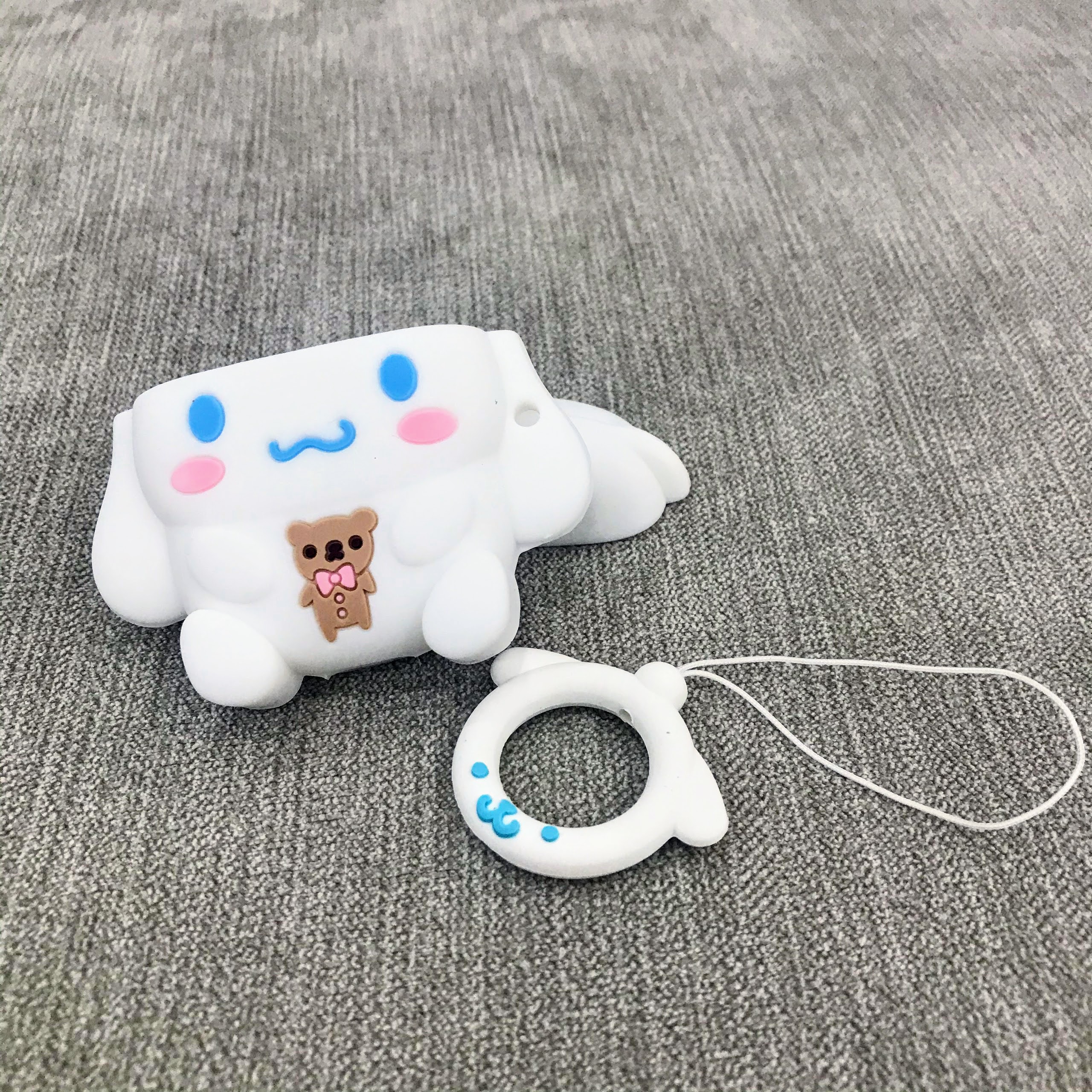 Case Dành Cho Airpods 1 / 2 - Ốp Bảo Vệ Chất Lượng Cao Cấp Dành Cho Airpods 1 / Airpods 2 - Chó Quế Trắng