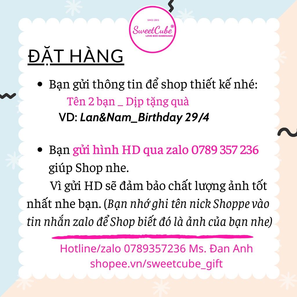 Quà Tặng Sinh Nhật Siêu Cute_SweetCube Love Box (11.5x11.5x11cm) - Sweetcube_Gift