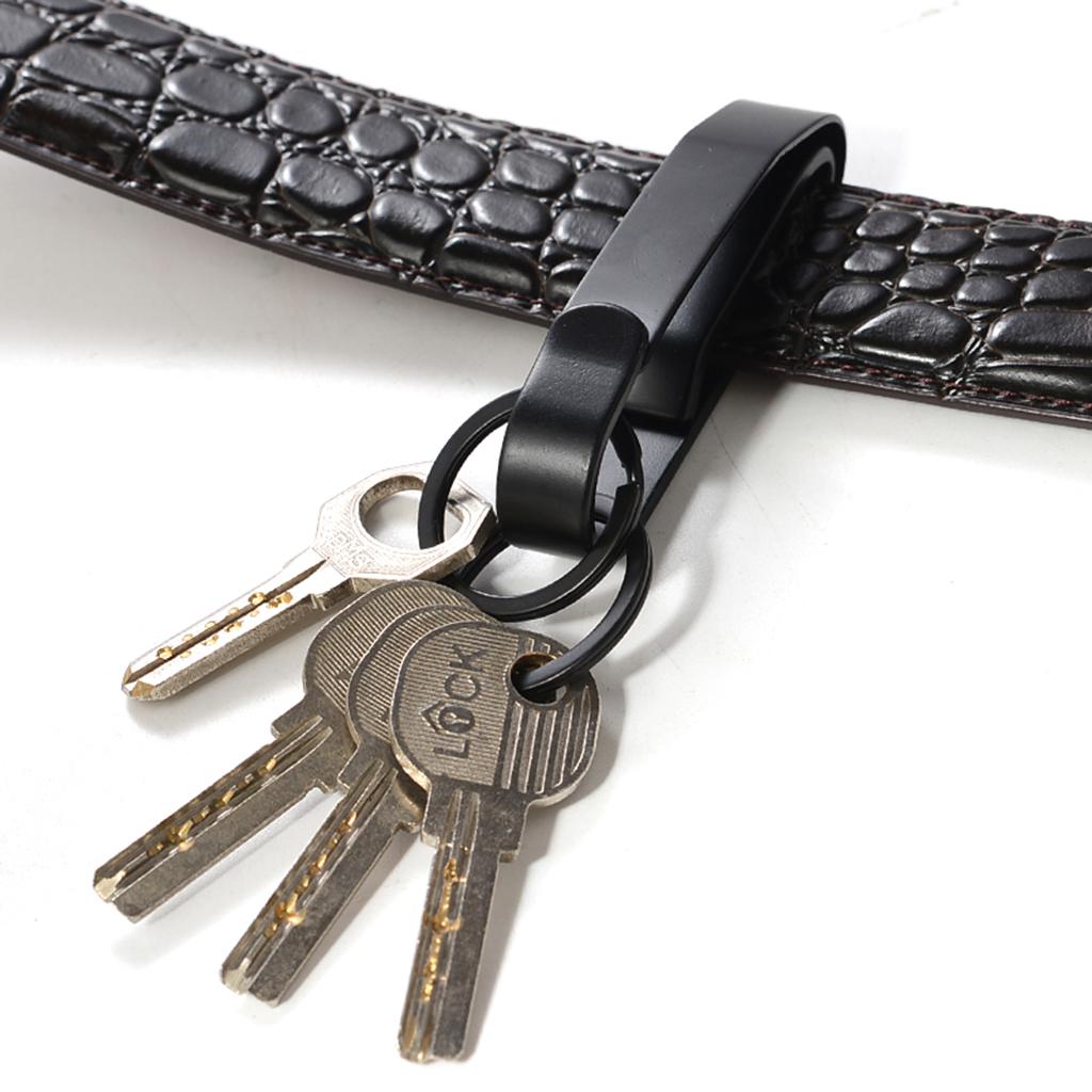 5 Pieces Clip Buckle with Key Ring Quick Release Waist Belt Clip Easy Carry